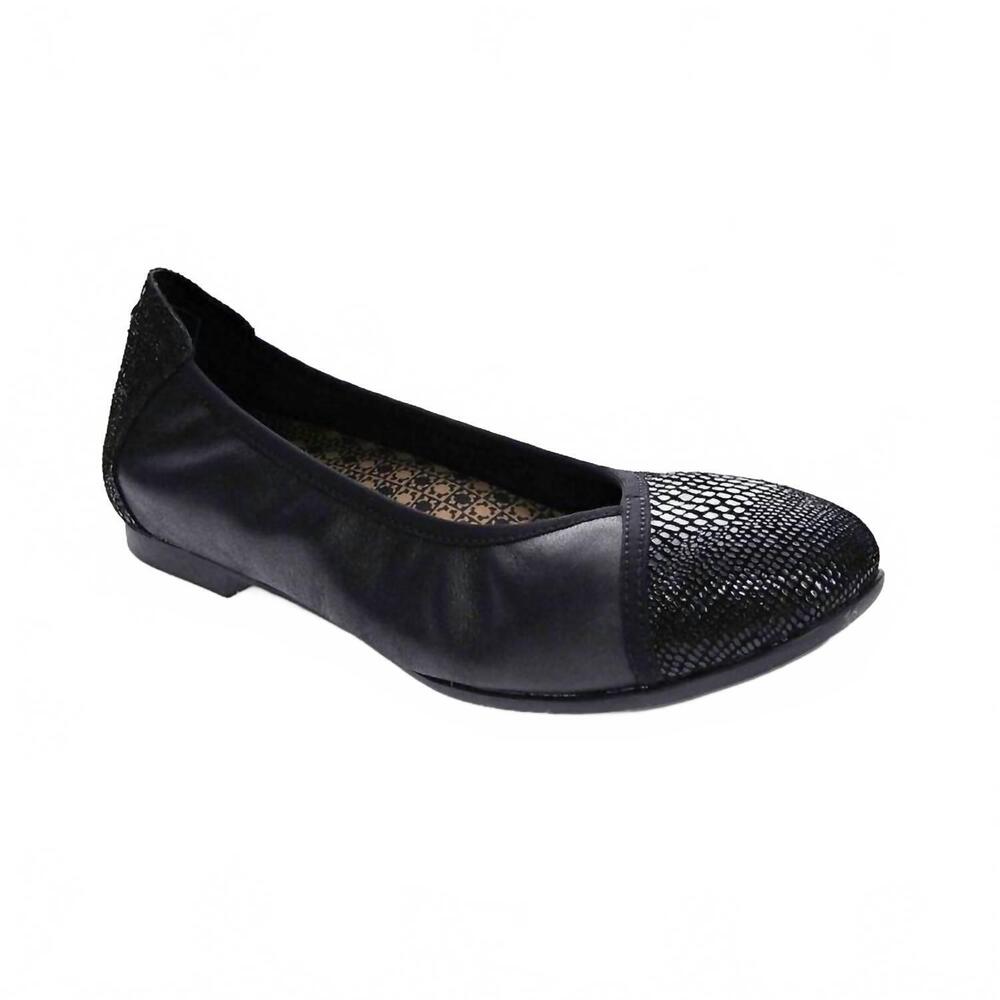 NEW REVERE women's nairobi flat in black